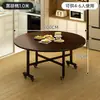 Mesa Plegable para el Hogar, Mesa Plegable para Comedor de Casa de Alquiler, Mesa Grande con Plato Giratorio, Mesa Redonda Plegable, Silla de Comedor, Mesa Redonda para Comedor al por Mayor
