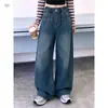 Pantalones Rectos de Pierna Ancha Estilo Coreano Otoño 2026 para Niñas de Edad Media y Grandes Pantalones Guadaña Pantalones Versátiles de Largo Completo Ropa de Abrigo Moderna Pantalones Largos Modernos