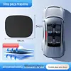 Película eletrostática de borracha preta para carro, adsorção de sol, proteção solar, isolamento térmico, viseira lateral, sombra para janela, para-brisa lateral, viseira solar para carro