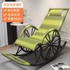 Silla de ratán Adulto Hogar Exterior Silla mecedora Reclinable para sala de estar Balcón Siesta Anciano Ocio Silla mecedora perezosa Fábrica de sillas de ratán