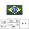 En stock Insignia de Parche de Brazo con Etiqueta Bordada Insignia de Brazo de Velcro Bordado Pegatina de Tela Bordada con Bandera Mundial Transfronteriza