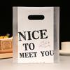 Bolsa de Tienda de Repostería Bolso de Mano para Postre Bolsa para Llevar Empaque Bolsa de Plástico para Alimentos Pollo Frito Fruta Pesca Comida Ligera Comida Sencilla