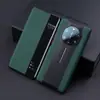 Para Huawei Mate40RS Edição Porsche Capa de Celular de Couro Genuíno 50RS Flip Couro Bovino Edição Coletada Capa de Couro Cobertura Total
