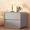 Mesita de noche pintada estilo europeo 2026, mueble lateral de almacenamiento de madera maciza minimalista moderno para dormitorio del hogar, mueble para sofá