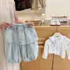Camiseta com Estampa Floral Sete Limão Salgado! Novidades de Outono Camiseta de Manga Longa com Estampa Floral para Meninas com Gola de Renda