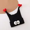 Gorros para Bebés y Niños Pequeños para Otoño e Invierno, Boina Roja Tejida para Niños y Niñas, Año Nuevo Cumpleaños, Gorro de Punto Estilo Artista para Celebración de los 100 Días