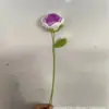 Atacado de fábrica rosa de lã feita à mão crochê rosa tecido simulação buquê diy finalizado transfronteiriço