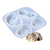 Decoração de Mesa de Gatinho Animal Simulado Ornamentos Molde de Gesso Gato e Filhote Lembrança Feita à Mão Molde de Cola
