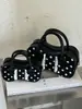 Bolso bandolera de lunares estilo chica dulce coreana, simple y elegante, nueva moda otoño 2026, bolso de hombro y axila de gran capacidad