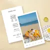 Tarjetas de boda personalizadas, invitaciones de bendición para banquetes de boda y compromiso de alta gama estilo caricatura, tarjetas de agradecimiento, hechas a medida