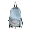 Mochila de Cor Contrastante para Uso Externo, Bolsa de Viagem Leve Casual, Mochila de Montanhismo, Mochila Escolar de Grande Capacidade para Alunos do Ensino Fundamental