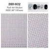 Pegatinas para Uñas de Estrella de Cinco Puntas Pequeñas de Página Completa Adhesivas Impermeables DIY Pegatinas Simples para Uñas de Estrella de Cinco Puntas Dh932