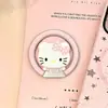 Suporte de Celular Fofo de Resina Estilo Coreano Ins, Liga de Alumínio, Adequado para Dobrável, Portátil, Design de Nicho, Suporte Universal com Adesivo Traseiro