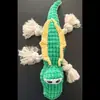 Juguete para Perros Mascotas Transfronterizo Juguete para Perros Material de Felpa Cuerda de Algodón Forma de Cocodrilo Juguete Compañero para Interacción con Cachorros