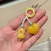 Colgante Corazón de Oso de Cera de Abeja de Segunda Generación Accesorios de Concha de Abeja Reina de Segunda Generación Llavero DIY Colgante para Bolso Colgante Moda