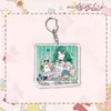 Sailor Moon Conejo Luna Agua Hielo Luna Llavero de Acrílico Colgante Lindo Creativo Llavero Colgante