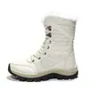 Botas de nieve Amazon para mujer, adecuadas para temperaturas tan bajas como -40 grados Celsius, con suelas gruesas, impermeables y diseñadas para viajar en el noreste de China.; botas de invierno para hombre con forro de felpa añadido y acolchado extra