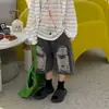 Tairu 2026 Verão Novo Estilo Coreano Jeans Lavado Vintage Rasgado Infantil Shorts Versátil Americano Tendência para Meninos