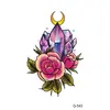 Nuevas pegatinas de tatuaje de flores pequeñas y frescas, pegatinas de tatuaje impermeables, se pueden configurar para mapa, directo de fábrica, nuevo, venta al por mayor
