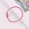 Acessórios de Chaveiro DIY Coloridos Laqueados Giratórios Parafuso Anel de Conexão Etiqueta Argola de Arame de Aço Pingente de Chave