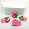 Dibujos Animados Transparente Polvo Fino Oso Fresa Resina Accesorios diy Funda de Teléfono Tocado Hebilla de Zapato Abanico Decoración Parche Material