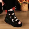 Nuevas Sandalias Deportivas de Suela Gruesa de Comercio Exterior para Estudiantes, Temporada Primavera-Verano 2026, Zapatos Casuales Versátiles, Transpirables y de Suela Suave para Mujer