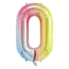 Decoraciones de Fiesta de Cumpleaños con Números Digitales Grandes de 40 Pulgadas Decoración de Boda Globos de Papel de Aluminio Venta al por Mayor