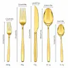 Fabricante directo de juegos de cubiertos de acero inoxidable, al por mayor juego de cuatro piezas estilo francés para restaurante occidental, hotel, cuchillo para bistec, tenedor y cuchara