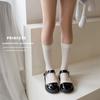 Calcetines de tubo para niña de primavera y verano, finos, de terciopelo blanco, calcetines Lolita para pantorrilla, calcetines de verano hasta la rodilla, fabricantes
