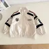 Roupas Infantis 2026 Primavera Novo Estilo Meninos Estilo Coreano Casual Estiloso Jaqueta com Etiqueta Jaqueta Bonita Estilo Casual