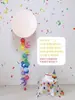 Decoración de fiesta de cumpleaños con globos coloridos de 36 pulgadas, fondo de pared decorativo para fotos de bebés y niños