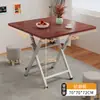 Mesa plegable, mesa de comedor cuadrada, mesa pequeña para uso doméstico, alquiler de apartamentos pequeños, mesa de comedor sencilla, mesa cuadrada