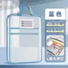 Bolsa Classificadora de Assuntos em L com Zíper Portátil Bolsa de Rede Espessa para Assuntos Grande Capacidade Classificação de Alunos Bolsa de Arquivo Multicamadas