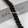 Estilo Nuevo Otoño e Invierno Accesorios de Encaje Estilo Chanel Hilo de Poliéster Cinta de Red de Ciempiés para Cuello y Puño de Ropa Recorte DIY