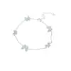 Pulsera de Perlas Mariposa Azul Menta para Mujer Nicho Dulce Ins Pequeña Fresca Moda Versátil Exquisita Joyería de Gama Alta