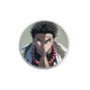 Anime Japonês e Coreano Demon Slayer Broche Divertido Emblema de Metal Acessórios para Roupas Alfinete de Lapela Padrão Geométrico Redondo Venda por Atacado de Fábrica