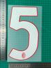 25-26 Coleção Ocasião Principal AC Milan Roupa Adulto A+ Camiseta Número Letra Transferência de Calor Número Transferência de Calor Mapa