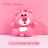 Novo Estéreo Pequeno Boneca Urso Fofa Mesa Cola Creme DIY Materiais Artesanais Acessórios de Joalheria Caseira Cola