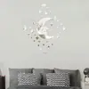 Pared de Espejo Pegatina de Pared Acrílica Espejo Autoadhesivo Nórdico Lujo Ligero Creativo Fondo de Luna Pegatina de Pared Decoración de Pared
