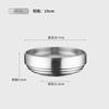 Tazón de Fideos Fríos de Acero Inoxidable estilo Coreano Comercial Dorado de Doble Capa para Polvo de Caracol Tazón para Bibimbap Especial Grueso de Acero Inoxidable Anti-caída Anti-escaldaduras