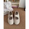 Zapatos Mary Jane de un solo piso con puntera redonda, suela gruesa, estilo fragante para mujer, nuevos 2024 Otoño e Invierno, versátiles, estilo retro francés, de tacón alto, estilo Birkennedy