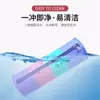 Bolsa cilíndrica de silicona para lápices, Bolsa de lápices portátil, Bolsa de almacenamiento de maquillaje con cremallera, Bolsa para lápices de estudiante con logo imprimible