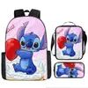 Punto de Spot Stitch Stitch Mochilas para Estudiantes de Primaria y Secundaria Mochila para Niños Mochila con Impresión Digital Mochila de Suministro de Amazon