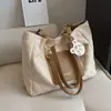 Bolsa Grande de Textura Versátil para Otoño e Invierno, Bolso de Hombro Grande para Mujer, Nuevo Bolso Tote de Viaje de Moda Otoño e Invierno 2024