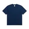Camiseta 100% algodão 250g para verão, unissex, camiseta básica casual urbana de manga curta em algodão penteado pesado, camiseta branca de algodão 32/1