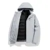 Chaqueta de plumón impermeable para hombre y mujer, tres en uno, repelente al agua, desmontable, para invierno, exterior, montañismo, esquí, ropa, estampado