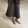 Botas Curtas de Salto Alto Bico Fino Originais para Mulheres, Novo Estilo Outono e Inverno 2025, Saltos Finos Elegantes, Botas Meia Elásticas Estilosas, Novas Botas Slim