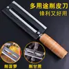 Cuchillo Especializado para Pelar Caña de Azúcar, Cuchillo para Piña, Cuchillo Pelador de Acero Inoxidable, Herramienta Tradicional para Pelar, Cuchillo Pelador