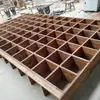Estantería de madera de olmo viejo recién hecha estantería de varios niveles de pie estantería de pared completa almacenamiento estantes de almacenamiento armario de madera de olmo viejo