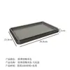 Set de Artículos de Tocador para Habitación de Hotel de Madera de Nogal y Cuero para Todas las Estaciones Caja Rectangular de Pañuelos Cubierta de Cuero ABS
